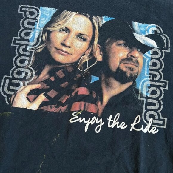 vintage 2007 Large Jerzees Sugarland Enjoy The Ride tour t shirt country music - Picture 6 of 6